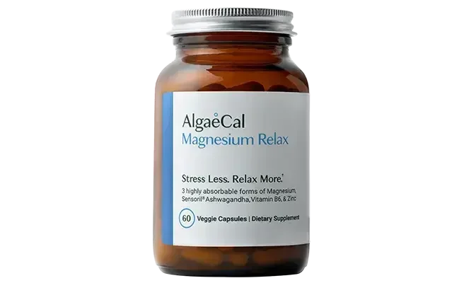 AlgaeCal Magnesium Relax Veggie Capsules