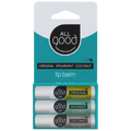 3 Pack Lip Balm, SPF 15, Original, Spearmint, Coconut Flavors