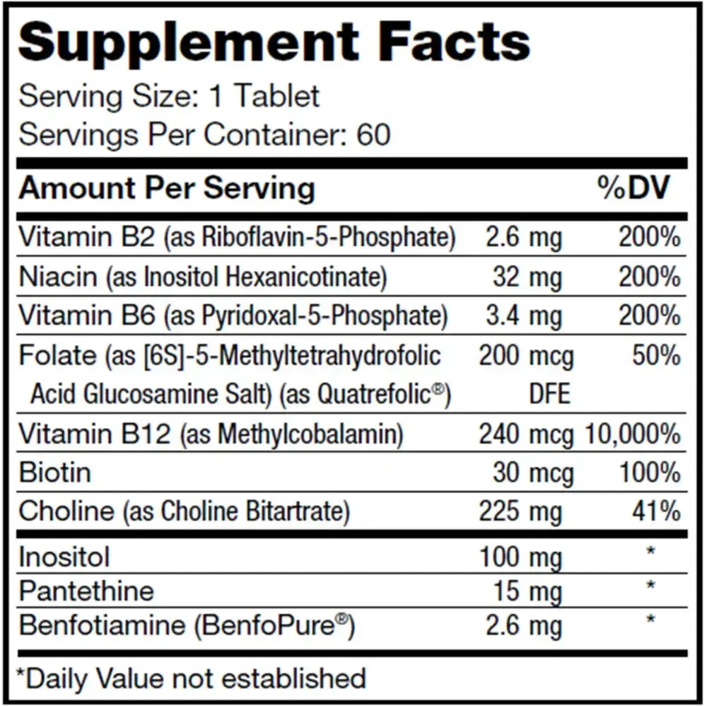B-Complex, BioActive Timed Release