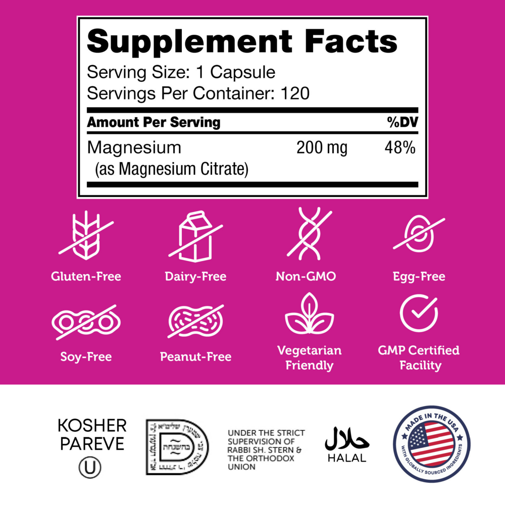 Magnesium Citrate 200mg
