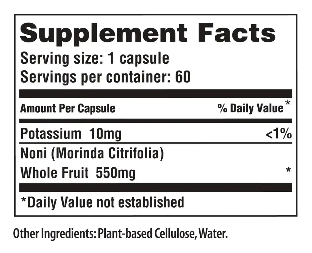 Noni/Hawaiian Morinda Citrifolia