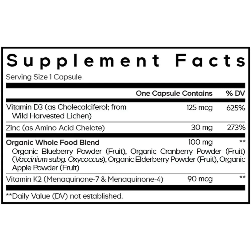 Vitamin D, K2 & Zinc