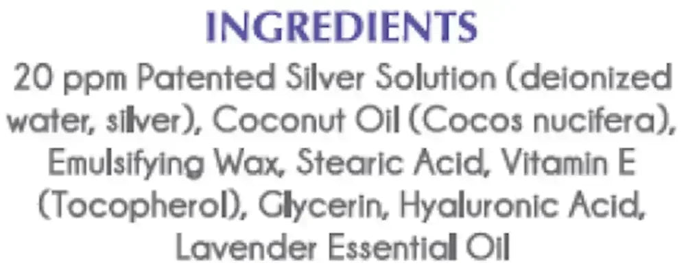 Silver Biotics Skin Cream Lavender