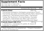 SBO Probiotic 50 billion CFU
