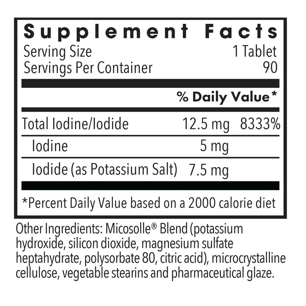 Iodoral 12.5 mg High Potency Iodine (Optimox® Iodoral® 12.5 mg)