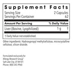 Liver Beef Natural Glandular
