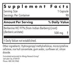 Berberine (Berberine HCl) 500 mg