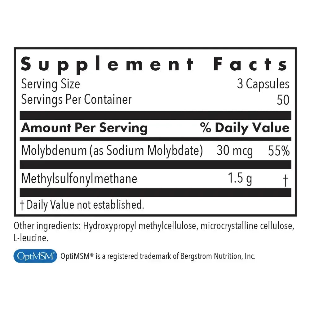 MSM 500mg
