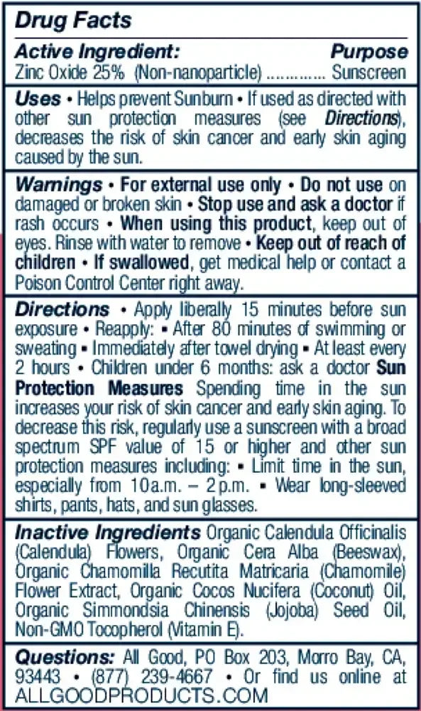 SPF50+ Kid's Sunscreen Butter Stick